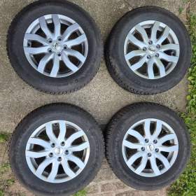 Prodám DUSTER disky CMS C22 silver, 6.5J R16 ET50+zimní pneu / 19538637