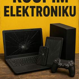 KOUPÍM ROZBITOU ELEKTRONIKU – NOTEBOKY, MOBILY, KONZOLE / 19541568