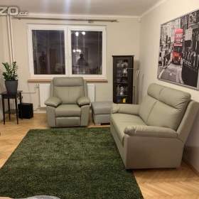 Kožená sedací souprava 3+2+1, TOP stav / 19543338