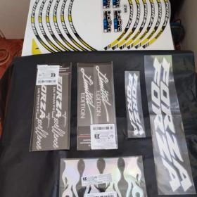 Fotka k inzerátu PRODÁM KOMPLETNÍ SADU LEPEK NA MOTOCYKL SKÚTR HONDA FORZA! ! !  / 17344800