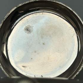 Foto inzerátu Monstrózní staré kapesní hodinky s lokomotivou, 66mm, 202g