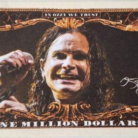 Foto inzerátu Pamětní bankovka OZZY OSBOURNE 1000000 USD     