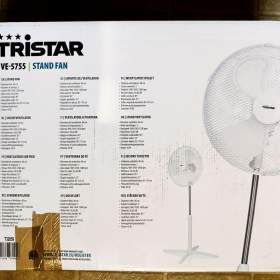 Foto inzerátu Stojanový ventilátor-TRISTAR. NlOVÝ!! Původní balení!! Průměr 40 cm. SILNÝ VÝKON 