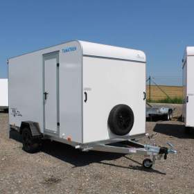 Foto inzerátu Skříňový přívěs Tomplan TFS 360.01 SC 1500kg+rampa+dveře+alu kola 360x180x190cm