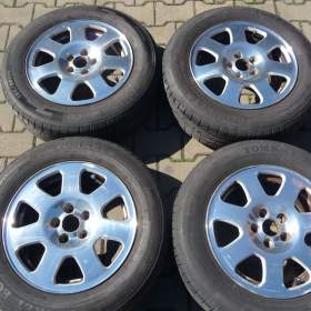 ALU KOLA 5x100 15 ŠKODA OCTÁVIA 1, WV GOLF 4, SEAT - ZÁNOVNÍ LETNÍ PNEU ! !  / 19557126