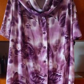 Foto inzerátu Kalhotový komplet se šálou. Vel. XXL. Top stav !!