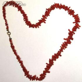 Fotka k inzerátu Náhrdelník -  červený korál / 19374660