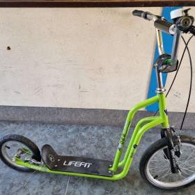  Koloběžka Lifefit RIDER zeleno- černá / 19563345