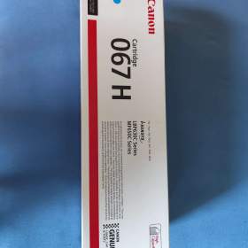 Fotka k inzerátu toner CANON 067H azurový -  nový originál CANON / 19649093