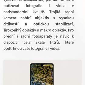 Foto inzerátu Vivo X80 Lite 5G. TOP STAV !! 8 jádrový procesor, 8GB RAM/256 GB. Displej 6,44