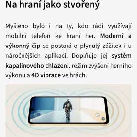 Foto inzerátu Vivo X80 Lite 5G. TOP STAV !! 8 jádrový procesor, 8GB RAM/256 GB. Displej 6,44
