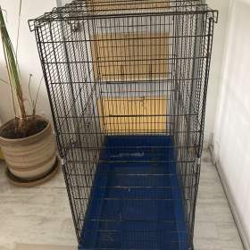 Foto inzerátu Klec Alexia činčila, fretka, osmák 100 x 53 x 120 výška, spodek tmavě modrý