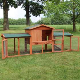 Foto inzerátu Velká králíkárna s výběhem klec pro králíky 212cm