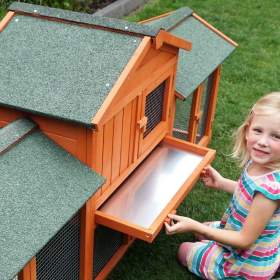 Foto inzerátu Velká králíkárna s výběhem klec pro králíky 212cm