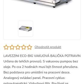 * průmyslová LAVEZZINI vakuovačka* / 19570106