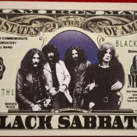 Pamětní bankovka BLACK SABBATH 1000000 USD / 19570170