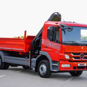 MERCEDES ATEGO 1222 TŘÍSTRANNÝ SKLÁPĚČ + HYDRAULICKÁ RUKA / 19574129
