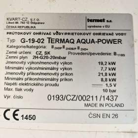 Foto inzerátu Prodám průtokový ohřívač