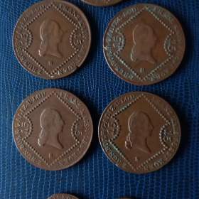 Foto inzerátu 15 kreutzer 1807 (5) a 1 kreutzer 1800 (2)