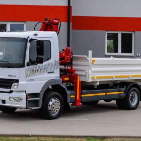 Foto inzerátu MERCEDES ATEGO 1218 TŘÍSTRANNÝ SKLÁPĚČ + HYDRAULICKÁ RUKA