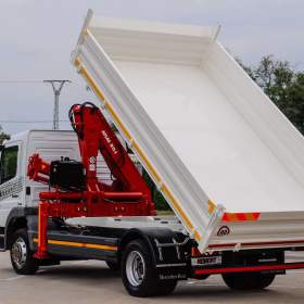 Foto inzerátu MERCEDES ATEGO 1218 TŘÍSTRANNÝ SKLÁPĚČ + HYDRAULICKÁ RUKA