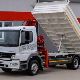 Foto inzerátu MERCEDES ATEGO 1218 TŘÍSTRANNÝ SKLÁPĚČ + HYDRAULICKÁ RUKA