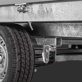 Foto inzerátu Přívěs Saris PL 506x204 3500kg listová pera, 3 nápravy, nájezdy