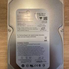 500 GB 3,5 HDD Seagate Barracuda ST3500630AS / 19584795