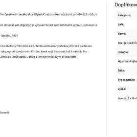 Foto inzerátu Digestoř