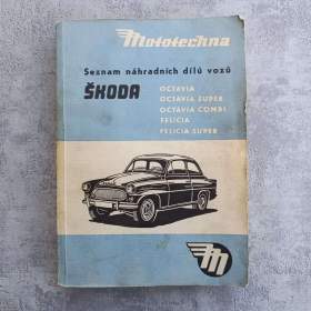 Fotka k inzerátu Seznam náhradních dilu na veterán Škoda Octavia(čtěte popis) / 18105701