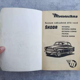 Foto inzerátu Seznam náhradních dilu na veterán Škoda Octavia(čtěte popis)