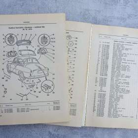 Foto inzerátu Seznam náhradních dilu na veterán Škoda Octavia(čtěte popis)