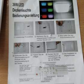 Foto inzerátu Led svítidlo s dálkovým ovládáním