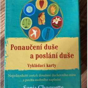 Koupím knihu/ vykládací karty Ponaučení duše a poslání duše - Sonia Choquette / 19587808