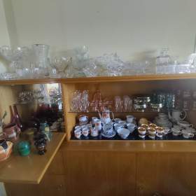 Sklo broušené i různé, keramika a pod. / 19588654