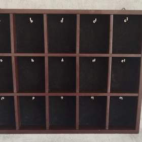 Fotka k inzerátu Skříňka box organizer na kapesní hodiny / 19299720