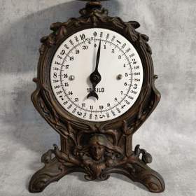 Fotka k inzerátu Velmi pěkné jednomiskové figurální 10kg váhy. / 19476346