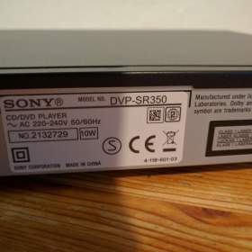 Foto inzerátu DVD Player Sony DVP-SR350