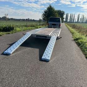 Foto inzerátu Přívěs na auta Martz UNIDECK 550 3500kg překl. výplň, kola R13, lomený