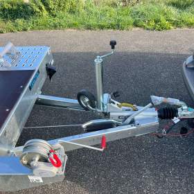 Foto inzerátu Přívěs na auta Martz UNIDECK 550 3500kg překl. výplň, kola R13, lomený