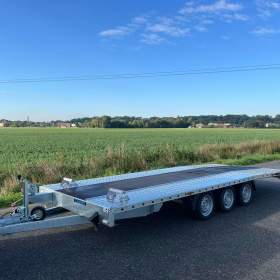 Foto inzerátu Přívěs na auta Martz UNIDECK 550 3500kg překl. výplň, kola R13, lomený