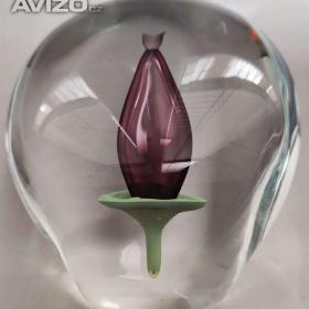 Fotka k inzerátu Designové skleněné těžítko Beránek Škrdlovice / 18176689