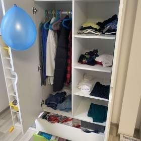 Foto inzerátu Dětská skříň 180 cm  ZELENA, PC 8900KČ