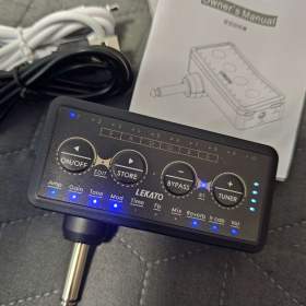 Fotka k inzerátu Kapesní sluchátkový zesilovač LEKATO PA- 1 pro kytaru.  / 18129175