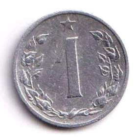 Fotka k inzerátu 1 haléř ČSR 1953  / 18953828