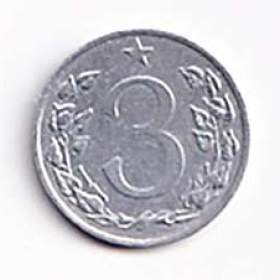3 haléř ČSR 1953 / 19600896