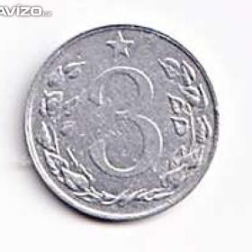 3 haléř ČSR 1954 / 19600897