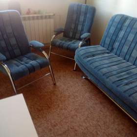 Foto inzerátu Prodám zánovní rozkládací gauč + 2 křesla
