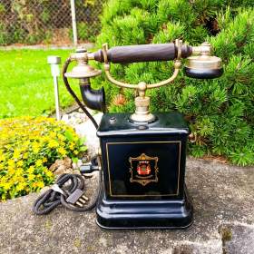 Fotka k inzerátu Krásný velmi starý dánský telefon JYDSK / 19296631