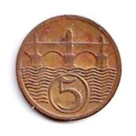 5 haléř ČSR 1929  / 19607534